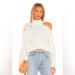 NEW WITH TAGS lovers and friends cream turtleneck